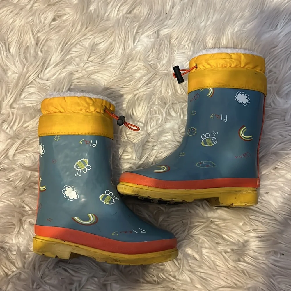 Kids Lily & Dan rain boots size 9/10